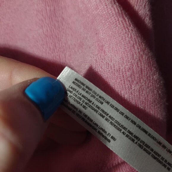 Out From Under Urban Outfitters Gabbie Collared Cropped Baby Pink Y2K vibes Top - Picture 9 of 10